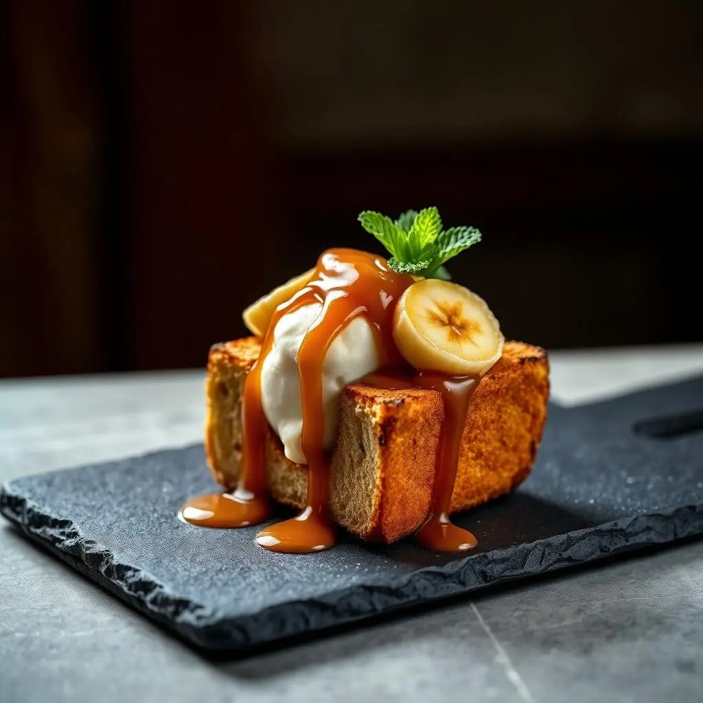 Caramel Banana Toast