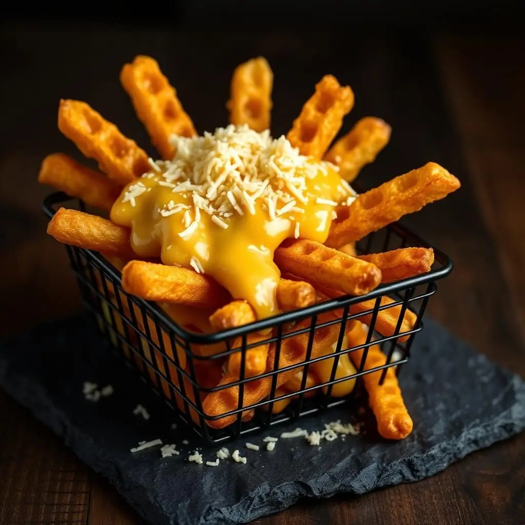 Cheese Waffle Fries