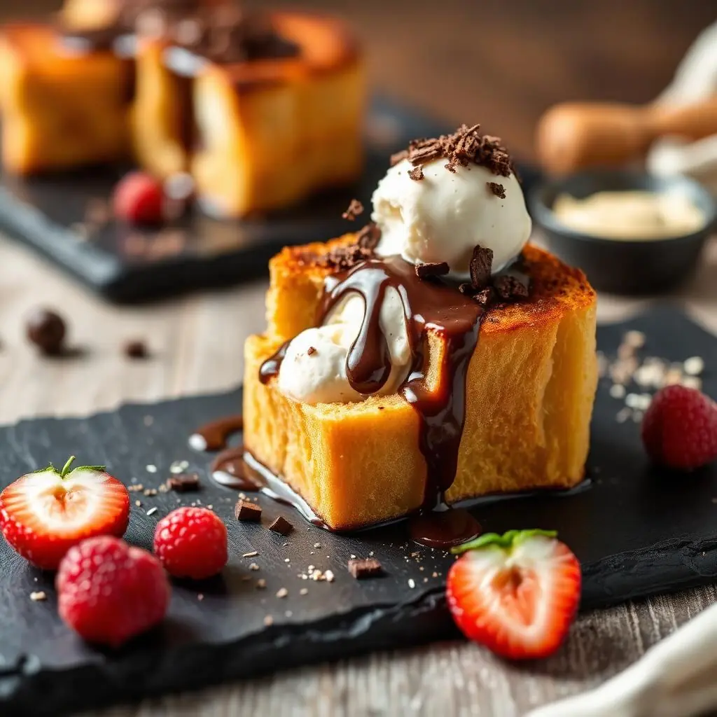 Chocolate Honey Toast